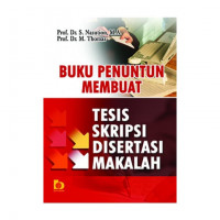 Image of BUKU PENUNTUN MEMBUAT TESIS SKRIPSI DISETASI MAKALAH