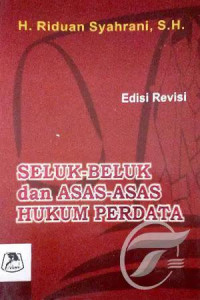 Image of Seluk-Beluk dan Asas-asas Hukum Perdata