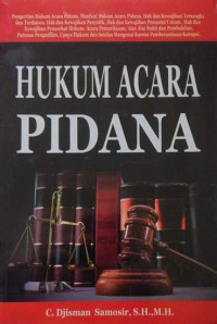 Image of Hukum Acara Pidana