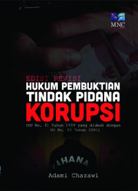 Image of Hukum Pembuktian Tindak Pidana Korupsi