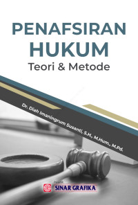 Image of Penafsiran Hukum: Teori dan Metode