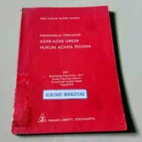 Image of Pandangan Terhadap Azas-Azas Umum Hukum Acara Pidana