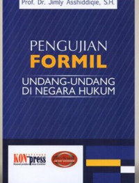 Image of Pengujian Formil Undang-Undang di Negara Hukum