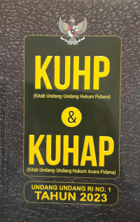 Image of KUHP: Kitab Undang-Undang Hukum Pidana & KUHAP: Kitab Undang-Undang Hukum Acara Pidana