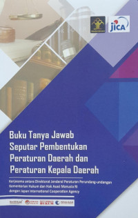 Image of Buku Tanya Jawab Seputar Pembentukan Peraturan Daerah dan Peraturan Kepala Daerah