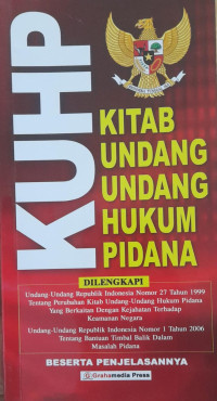 Image of KUHP: Kitab Undang-Undang Hukum Pidana