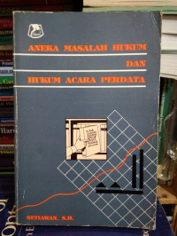 Image of Aneka Masalah Hukum Dan Hukum Acara Perdata