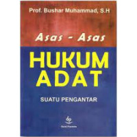 Image of Asas-Asas HUKUM ADAT Suatu Pengantar