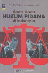 Image of Asas-asas Hukum Pidana di Indonesia