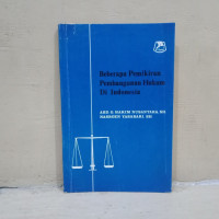Image of BEBERAPA PEMIKIRAN PEMBANGUNAN HUKUM DI INDONESIA