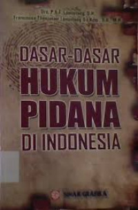 Image of DASAR-DASAR HUKUM PIDANA INDONESIA