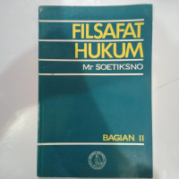 Image of FILSAFAT HUKUM BAGIAN II