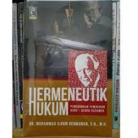Image of Hermeneutik Hukum : Perenungan Pemikiran Hans - Georg Gadamer