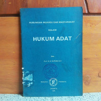 Image of HUBUNGAN INDIVIDU DAN MASYARAKAT DALAM HUKUM ADAT
