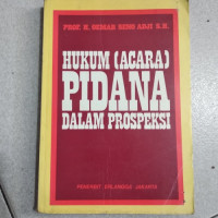 Image of Hukum (Acara) Pidana Dalam Prospeksi