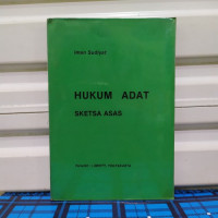 Image of HUKUM ADAT Sketsa Asas