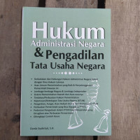 Image of HUKUM ADMINISTRASI NEGARA & PENGADILAN TATA USAHA NEGARA
