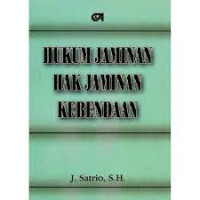 Image of HUKUM JAMINAN HAK JAMINAN KEBENDAAN