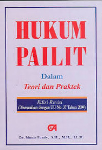 Image of HUKUM PAILIT Dalam Teori dan Praktek