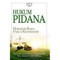 Image of HUKUM PIDANA Horizon Baru Pasca Reformasi