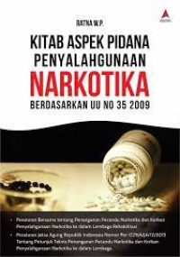 Image of Kitab Aspek Pidana Penyalahgunaan Narkotika Berdasarkan UU No. 35 2009