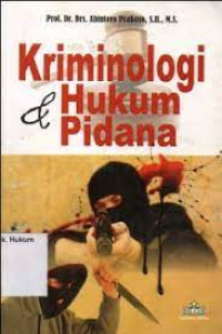 Image of KRIMINOLOGI HUKUM DAN PIDANA