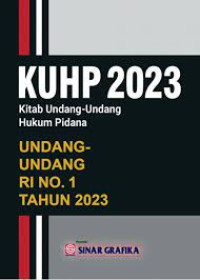 Image of KUHP 2023 Kitab Undang - Undang Hukum Pidana