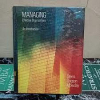 Image of MANAGING Efective Organizations An Introduction