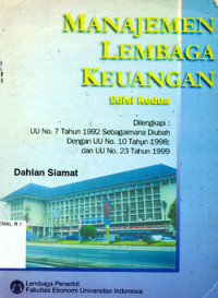 Image of MANAJEMEN LEMBAGA KEUANGAN