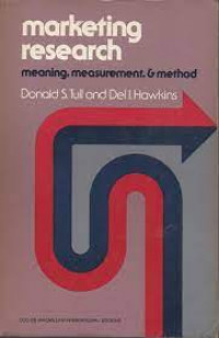 Image of MARKETING RESEARCH  : MEANING, MEASUREMENT & METHOD