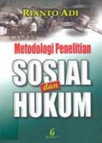Image of Metodologi Penelitian SOSIAL dan HUKUM