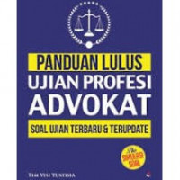 Image of PANDUAN LULUS UJIAN PROFESI ADVOKAT