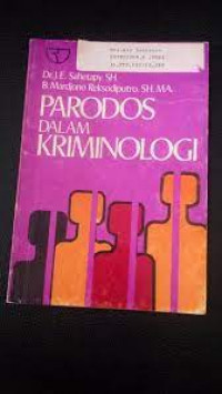 Image of PARADOS DALAM KRIMINILOGI
