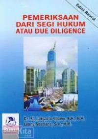Image of PEMERIKSAAN DARI SEGI HUKUM ATAU DUE DILIGENCE
