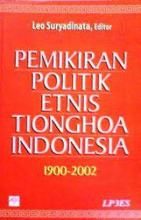Image of Pemikiran Politik Etnis Tionghoa Indonesia