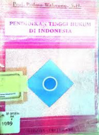 Image of PENDIDIKAN TINGGI HUKUM DI INDONESIA