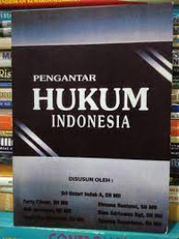 Image of Pengantar Hukum Indonesia