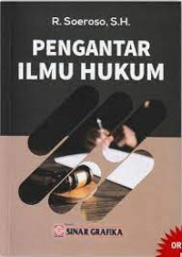 Image of PENGANTAR ILMU HUKUM