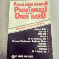 Image of PERJALANAN BANGSA DARI PROKLAMASI SAMPAI ORDE BARU