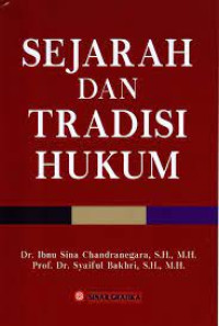 Image of Sejarah dan Tradisi Hukum