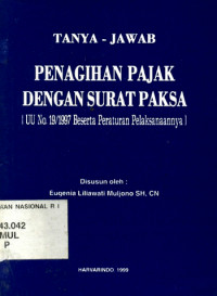 Image of TANYA JAWAB PENAGIHAN PAJAK DENGAN SURAT PAKSA