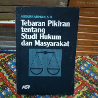 Image of Tebaran Pikiran Tentang Studi Hukum dan Masyarakat