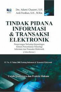 Image of TINDAK PIDANA INFORMASI & TRANSAKSI ELEKTRONIK