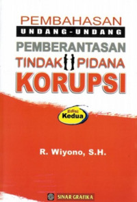 Image of Pembahasan Undang-Undang Pemberantasan Tindak Pidana Korupsi