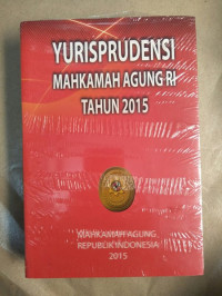 Image of YURISPRUDENSI MAHKAMAH AGUNG - RI