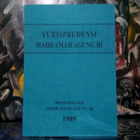 Image of Yurisprudensi Mahkamah Agung RI 1989