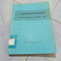 Image of Yurisprudensi Mahkamah Agung - RI 1992