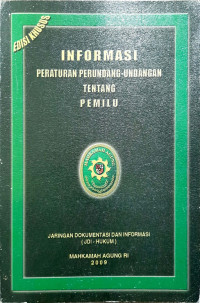Image of Informasi Peraturan Perundang-Undangan Tentang Pemilu