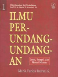 Image of Ilmu Perundang-Undangan 2 : Jenis, Fungsi dan Materi Muatan